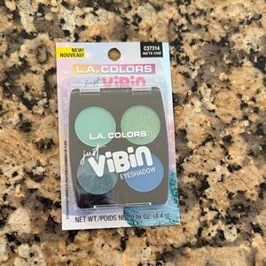 L.A. Colors Just Vibin Eyeshadow Palette - Aqua and Emerald
